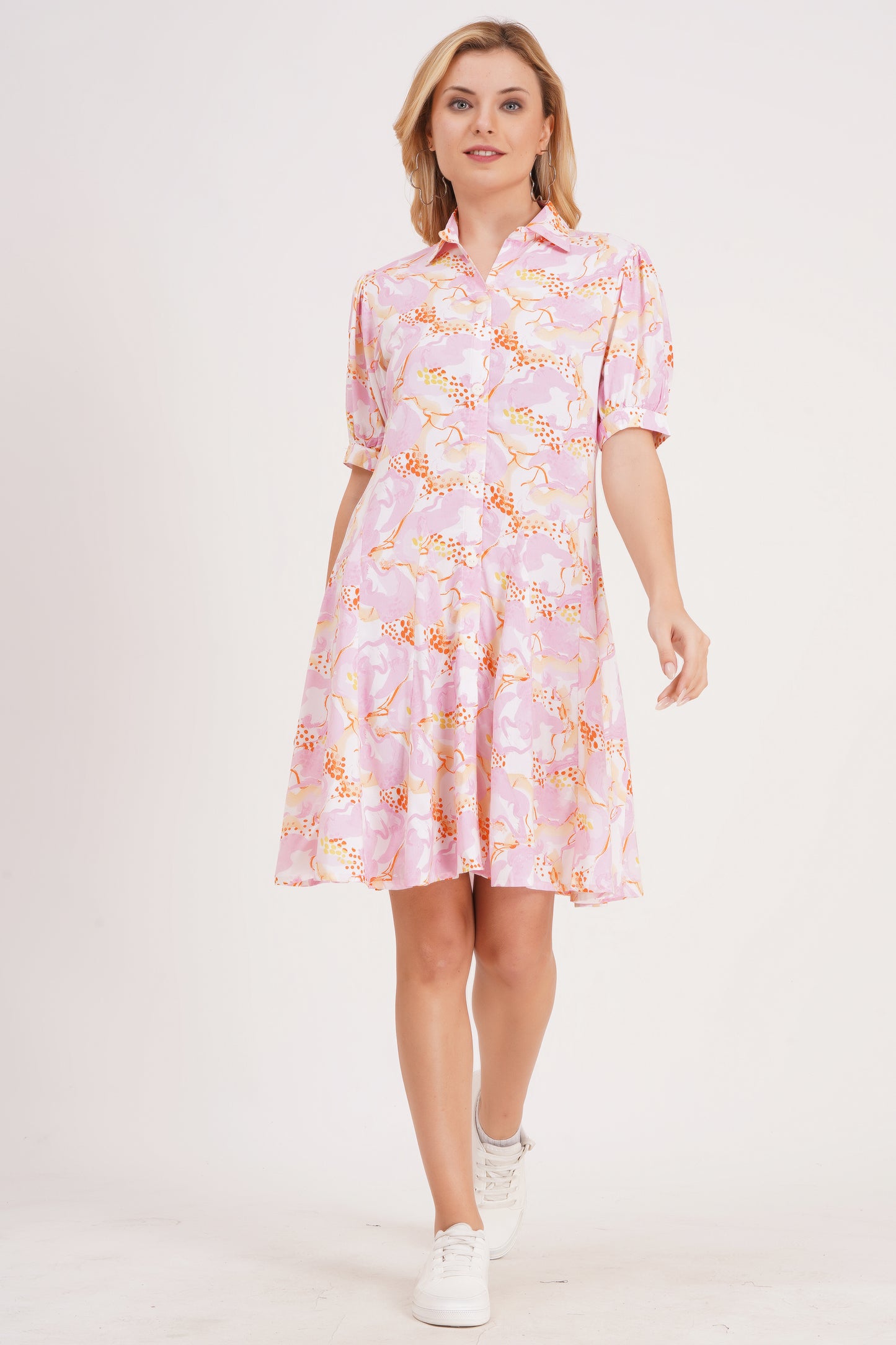 Floral Blossom  Short Dress