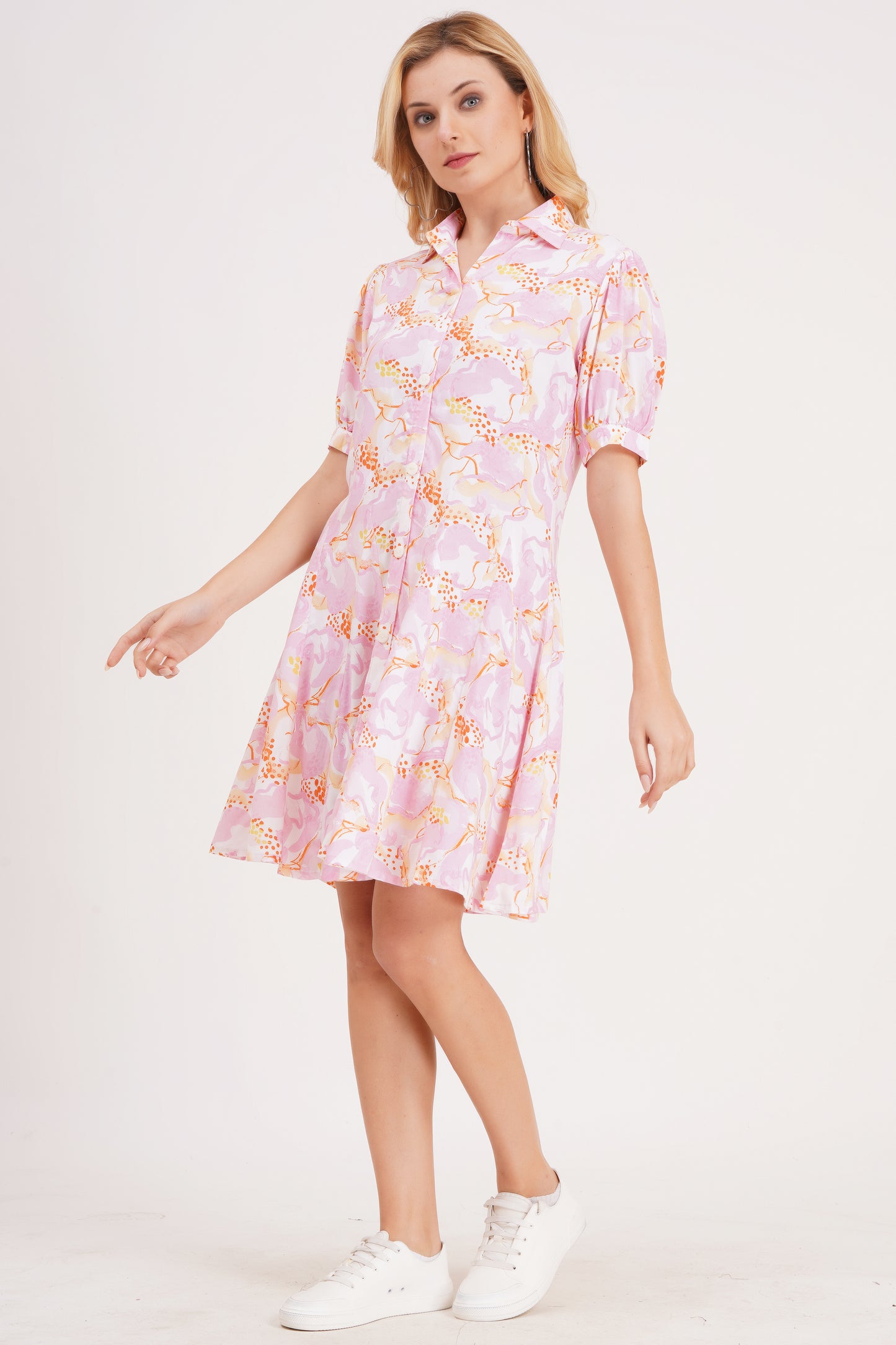 Floral Blossom  Short Dress