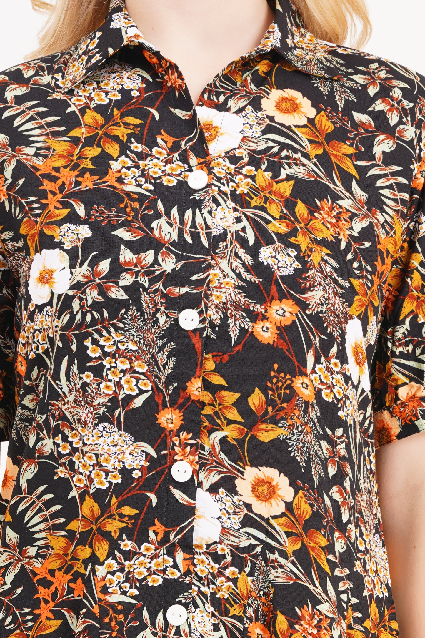 Floral Midnight Short Dress