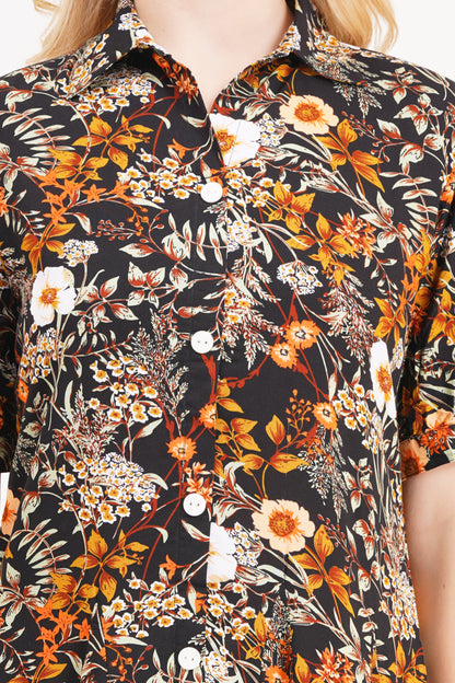 Floral Midnight Short Dress