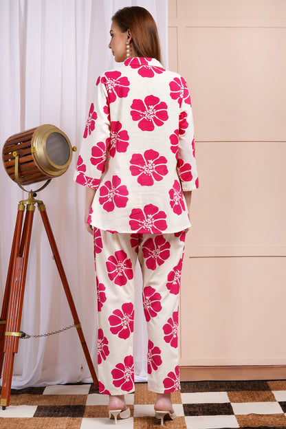 Fuchsia Bloom Co-ord Set