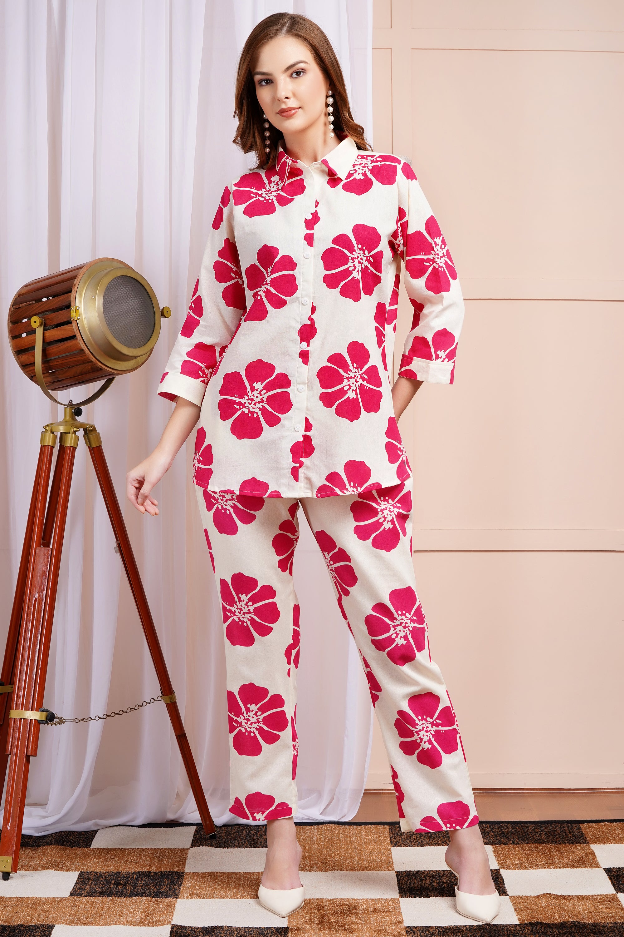 Fuchsia Bloom Co-ord Set