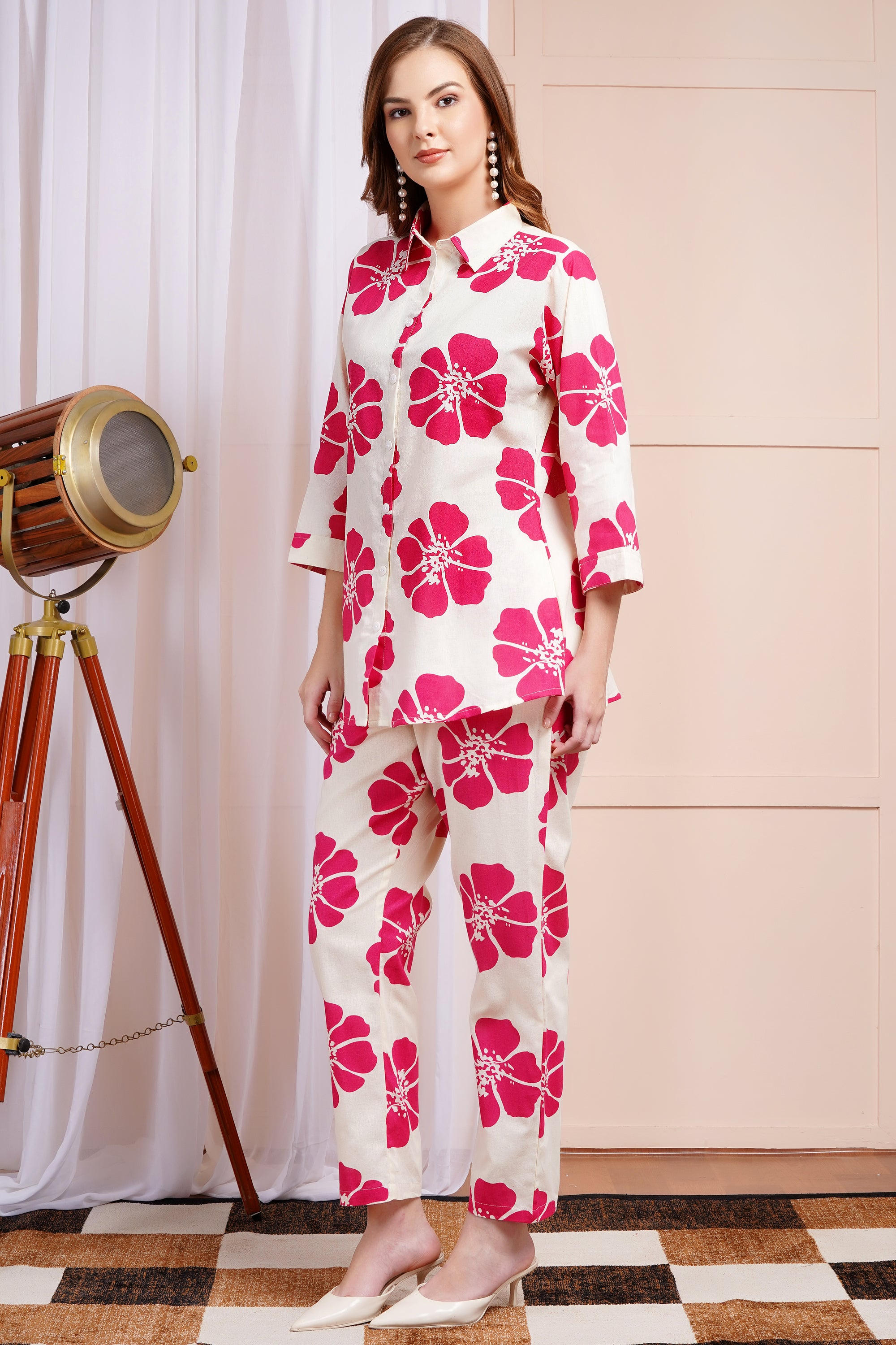 Fuchsia Bloom Co-ord Set