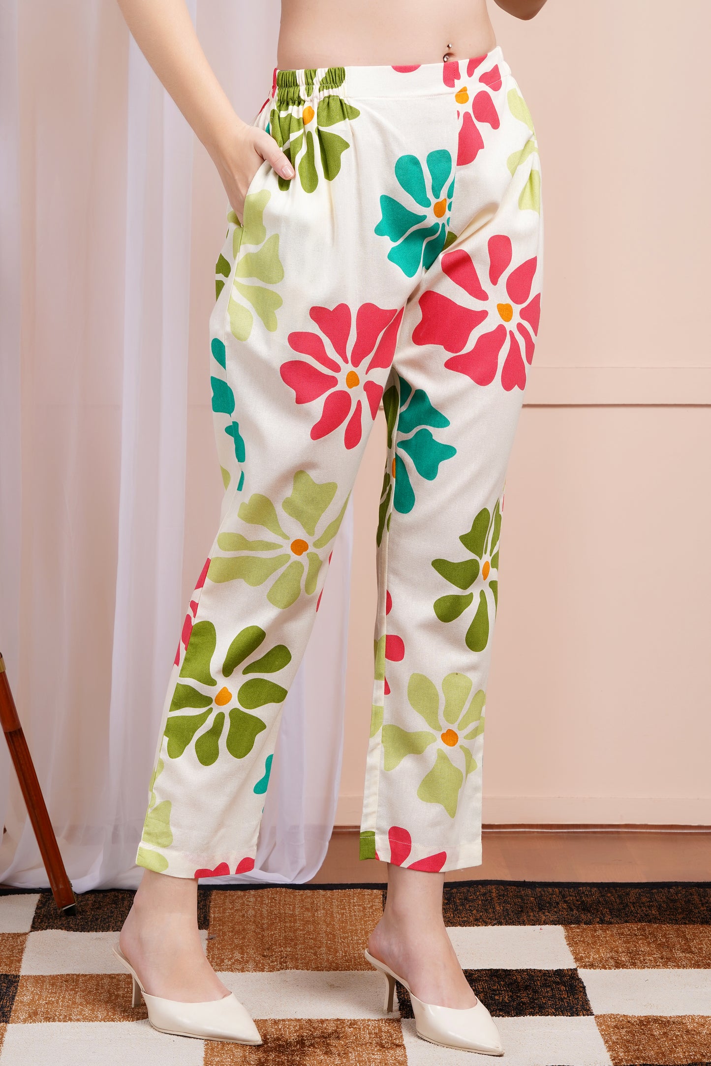 Bloom Burst Green Co-ord Set