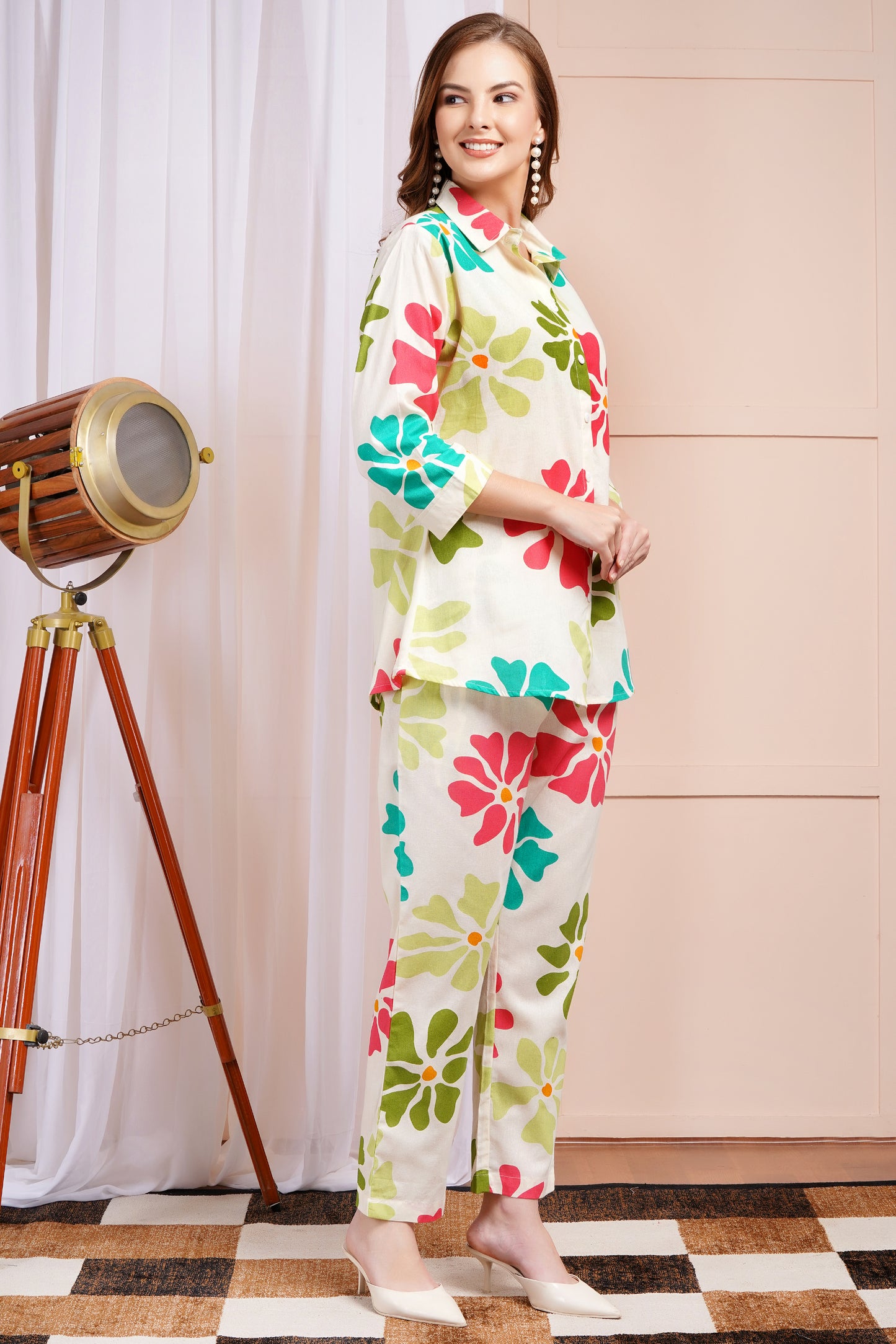 Bloom Burst Green Co-ord Set