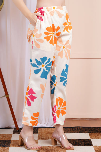 Bloom Burst Peach Co-ord Set