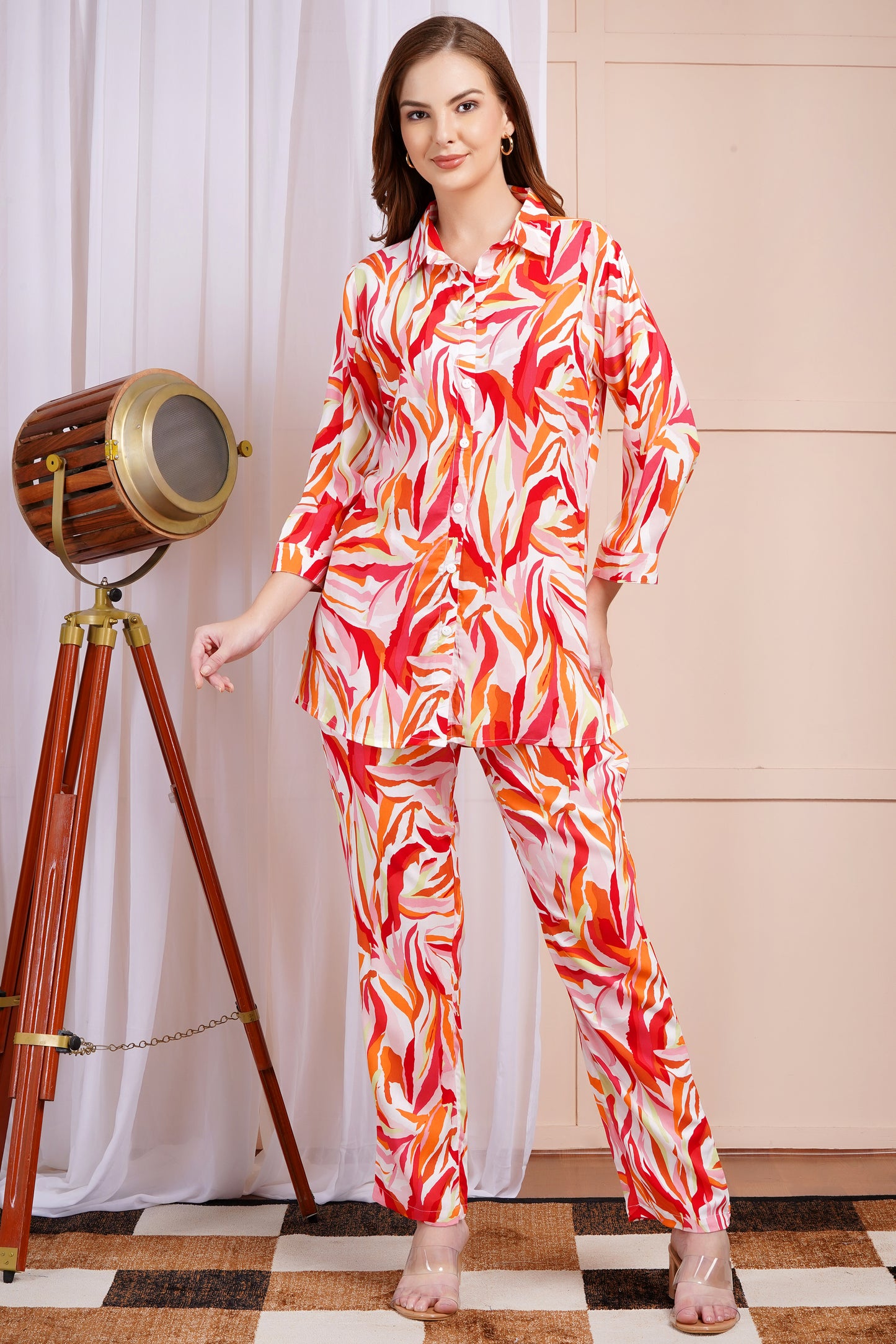 Tropical Blaze Co-ord Set