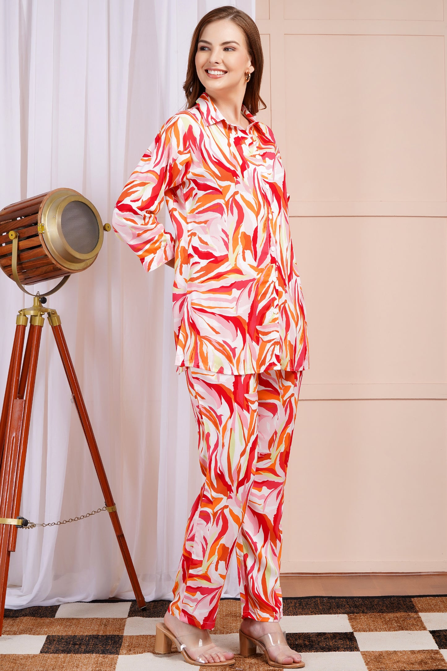 Tropical Blaze Co-ord Set