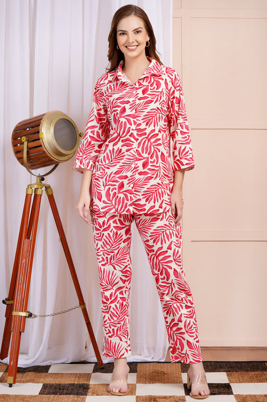 Botanic Bliss Pink Co-ord Set