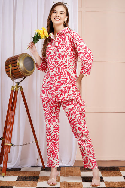 Botanic Bliss Pink Co-ord Set