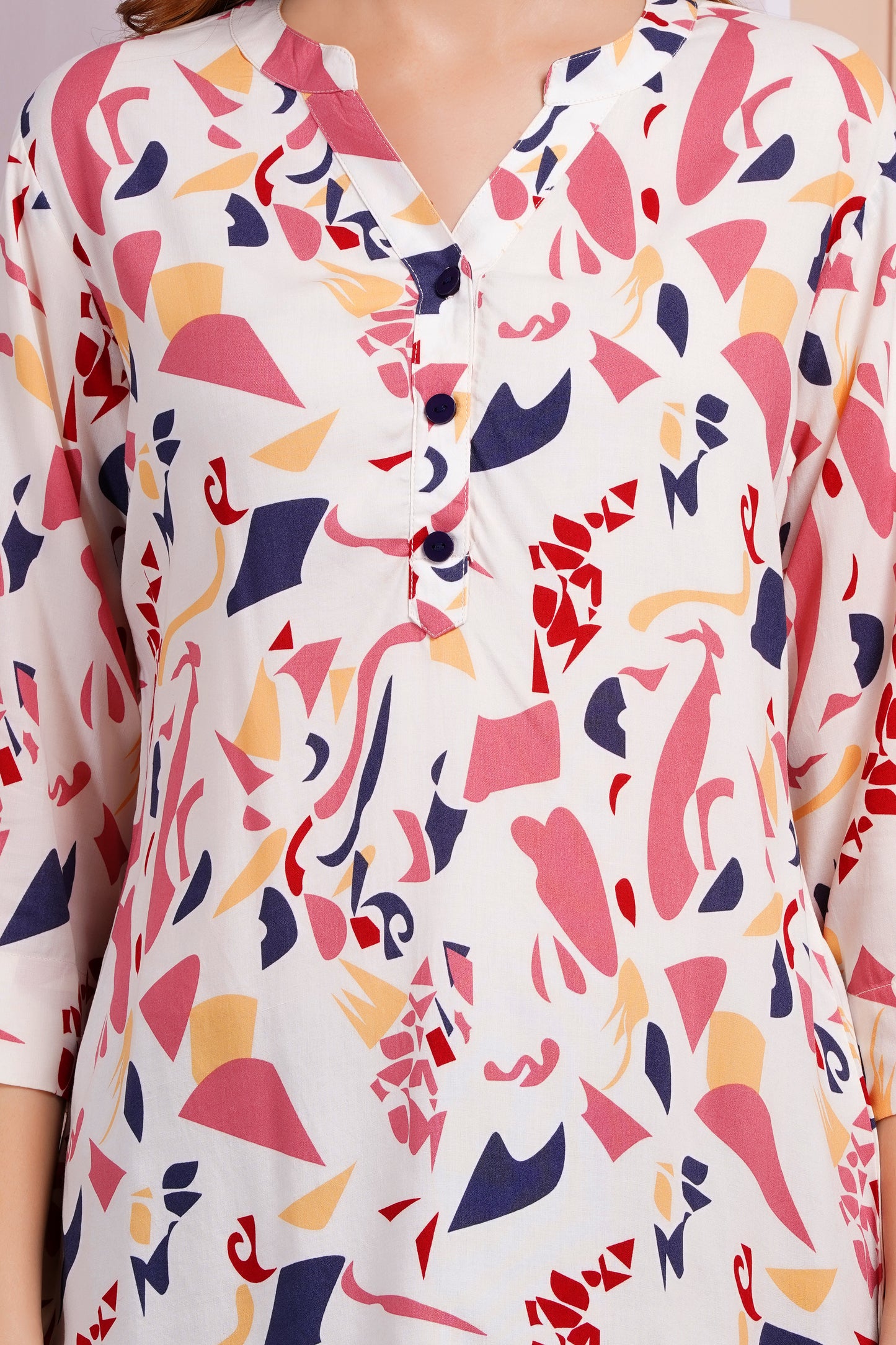 Candy Blush Print Top