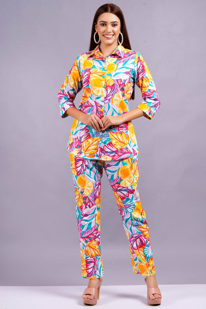 Multicolor Co-Ord Set