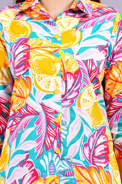 Multicolor Co-Ord Set