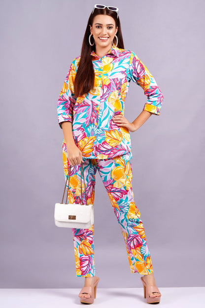 Multicolor Co-Ord Set