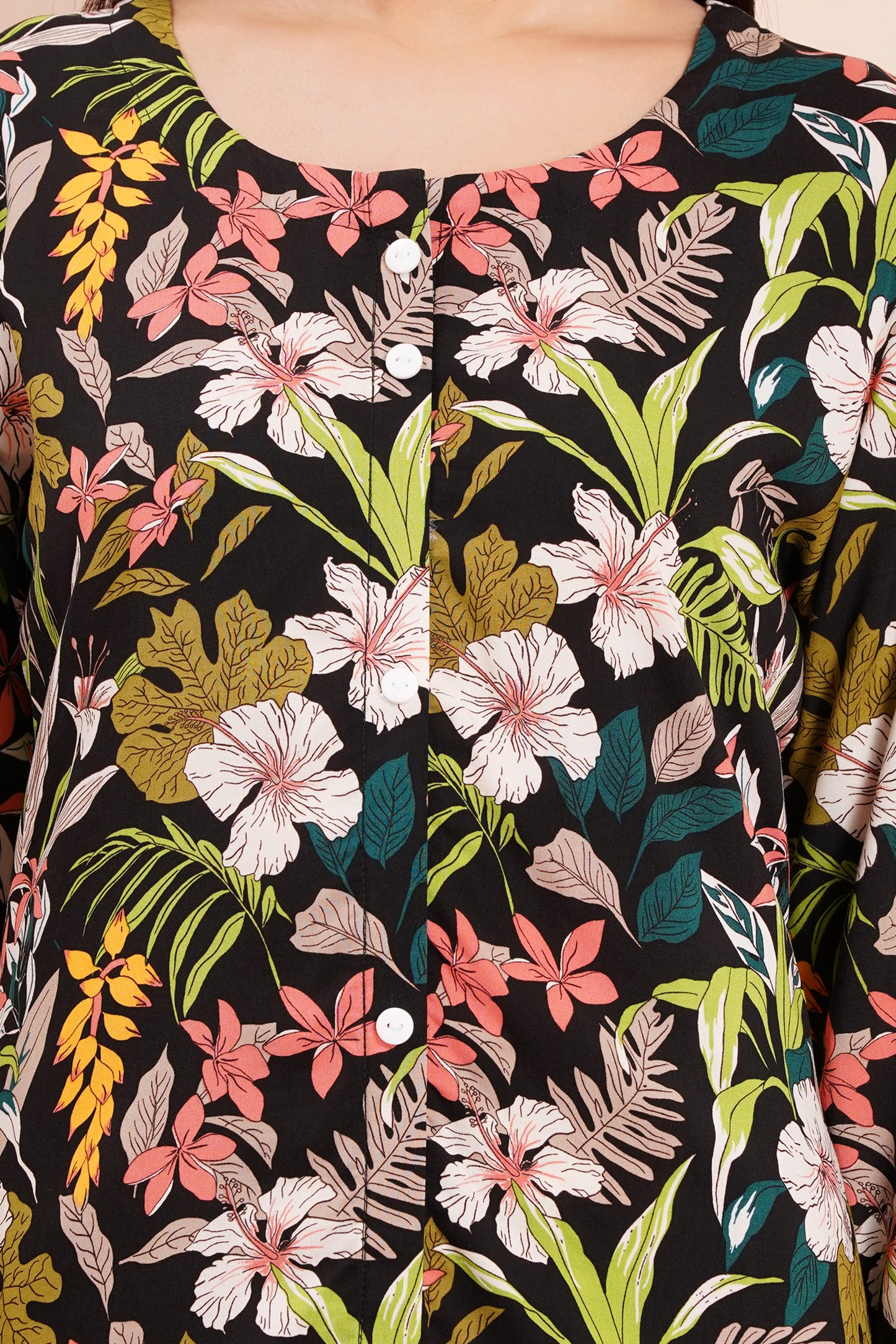 Tropical Floral Long Co-ord Set