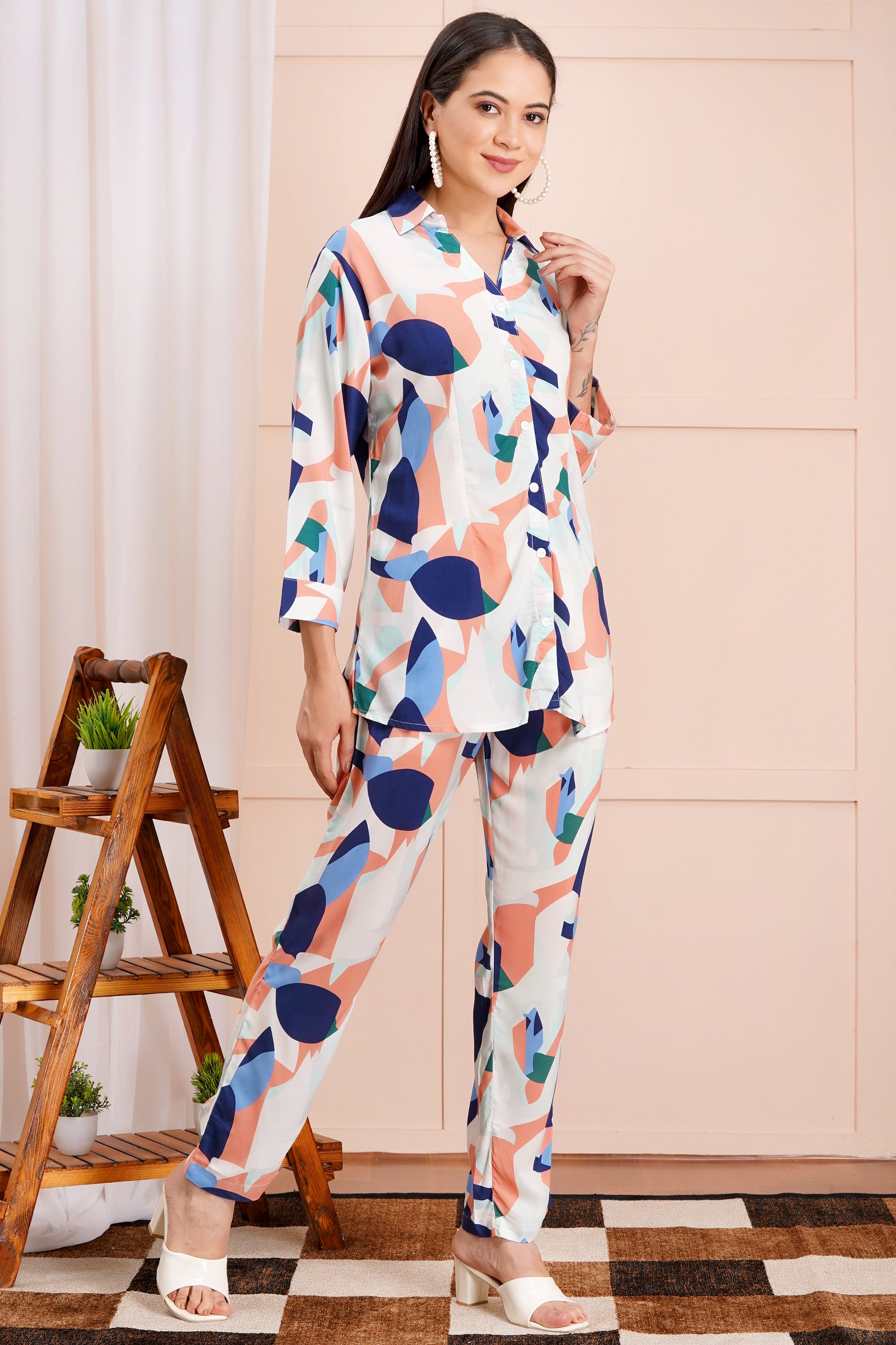 Abstract Print Co-ord Set