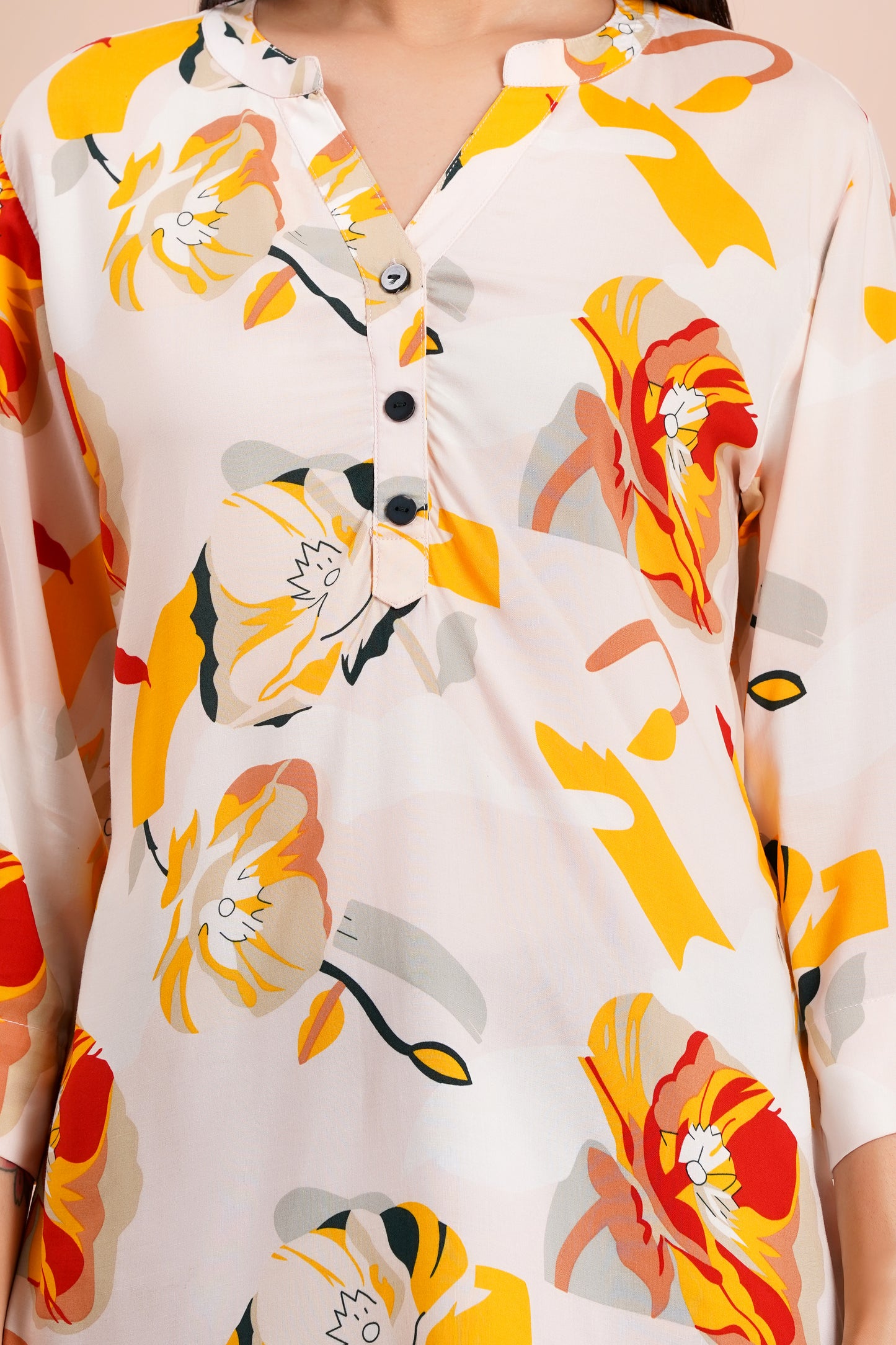Sunshine Bloom Print Top