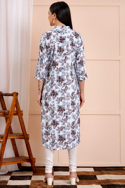 Breezy Bloom Printed Kurti
