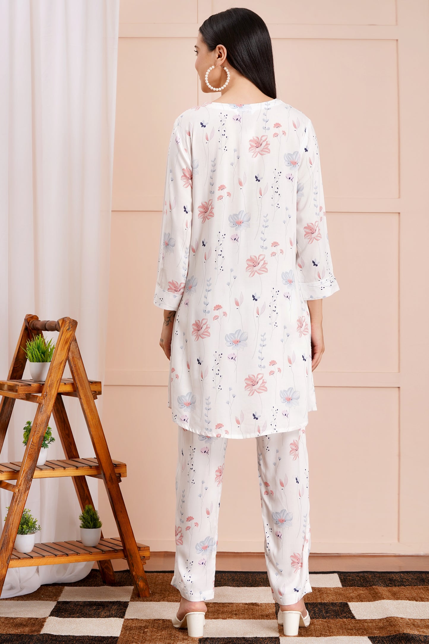 Whimsical Bloom Long Co-ord Set