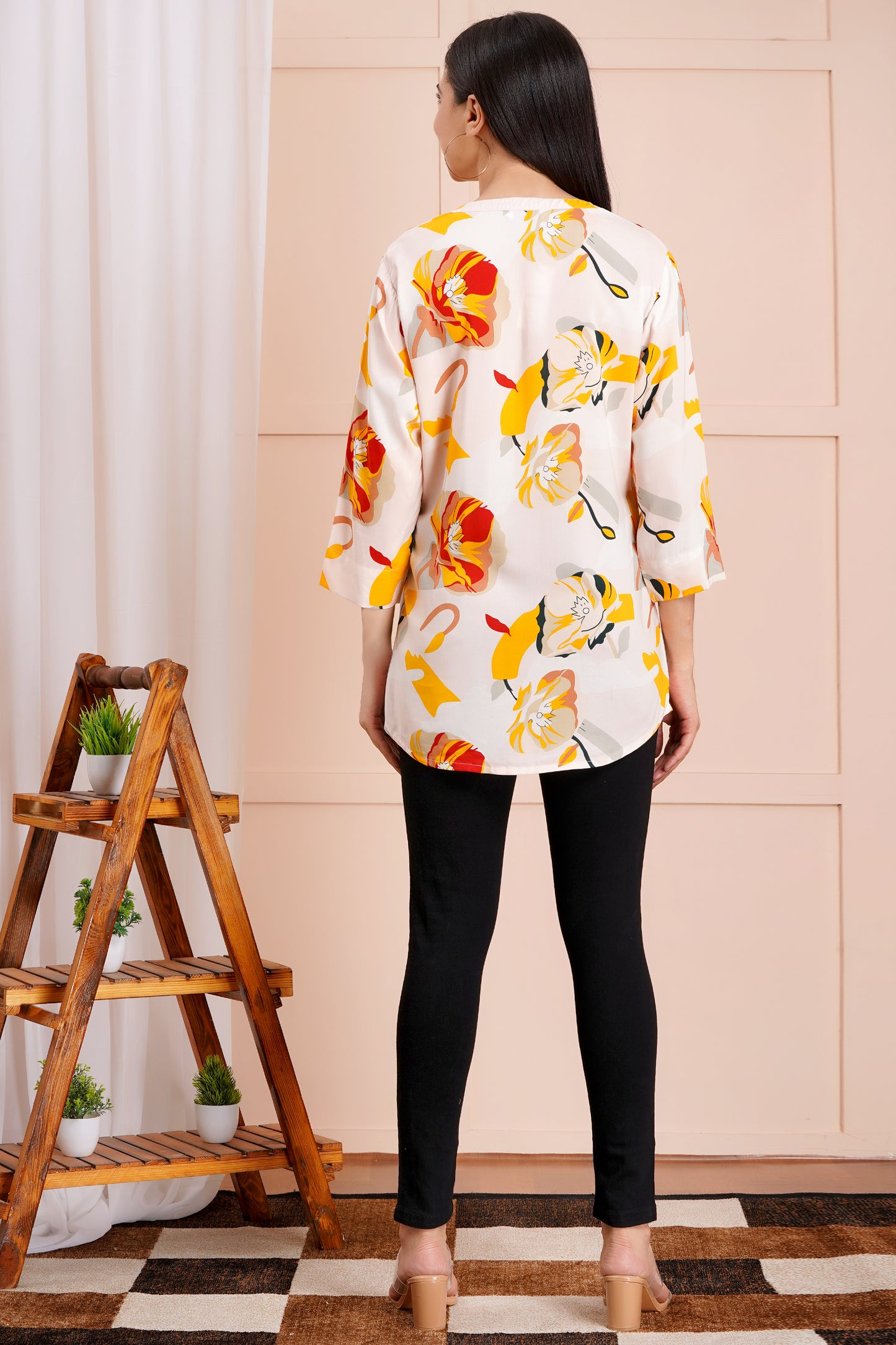 Sunshine Bloom Print Top
