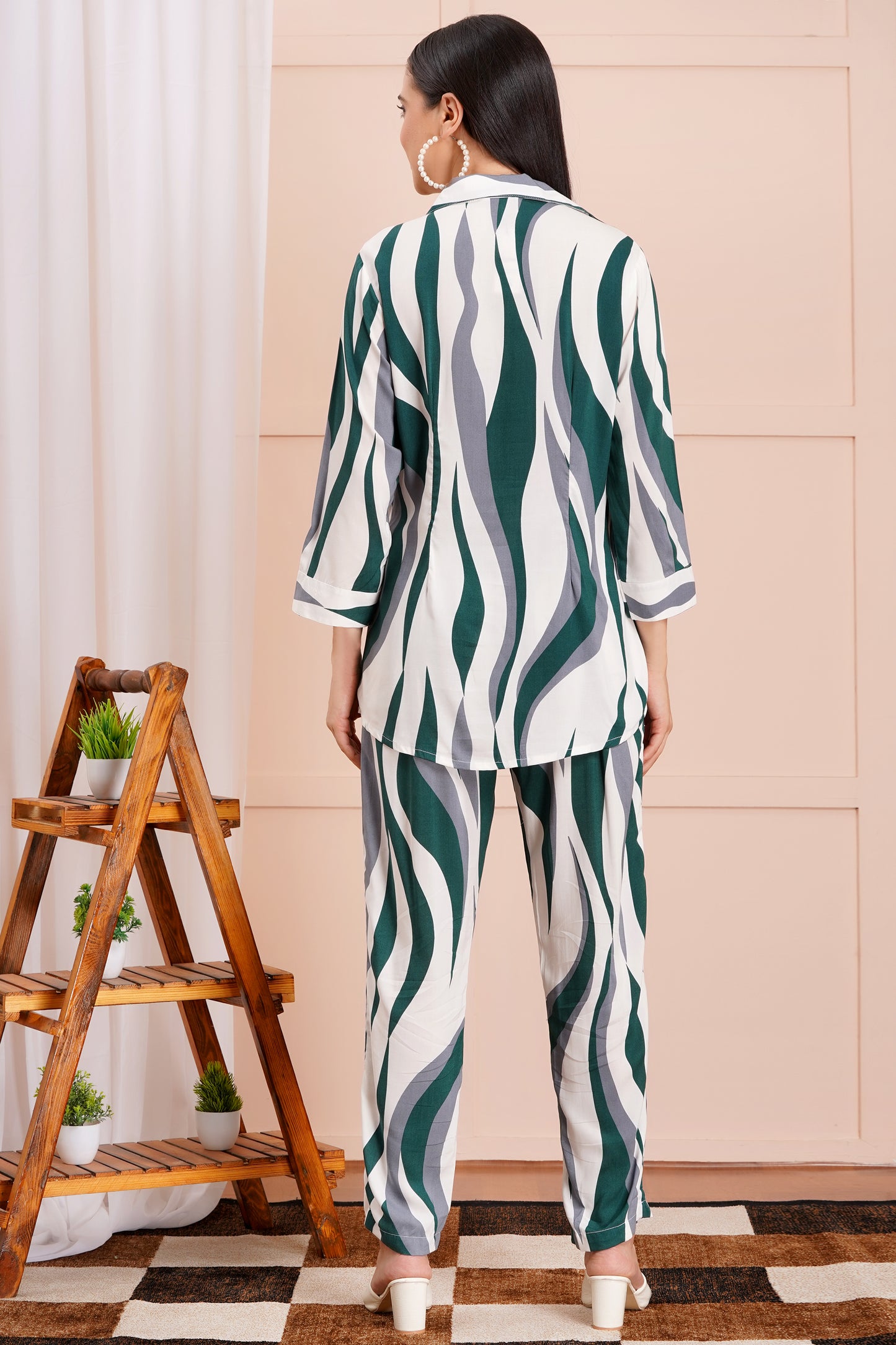 Wavy Wanderer Striped Co-ord Set