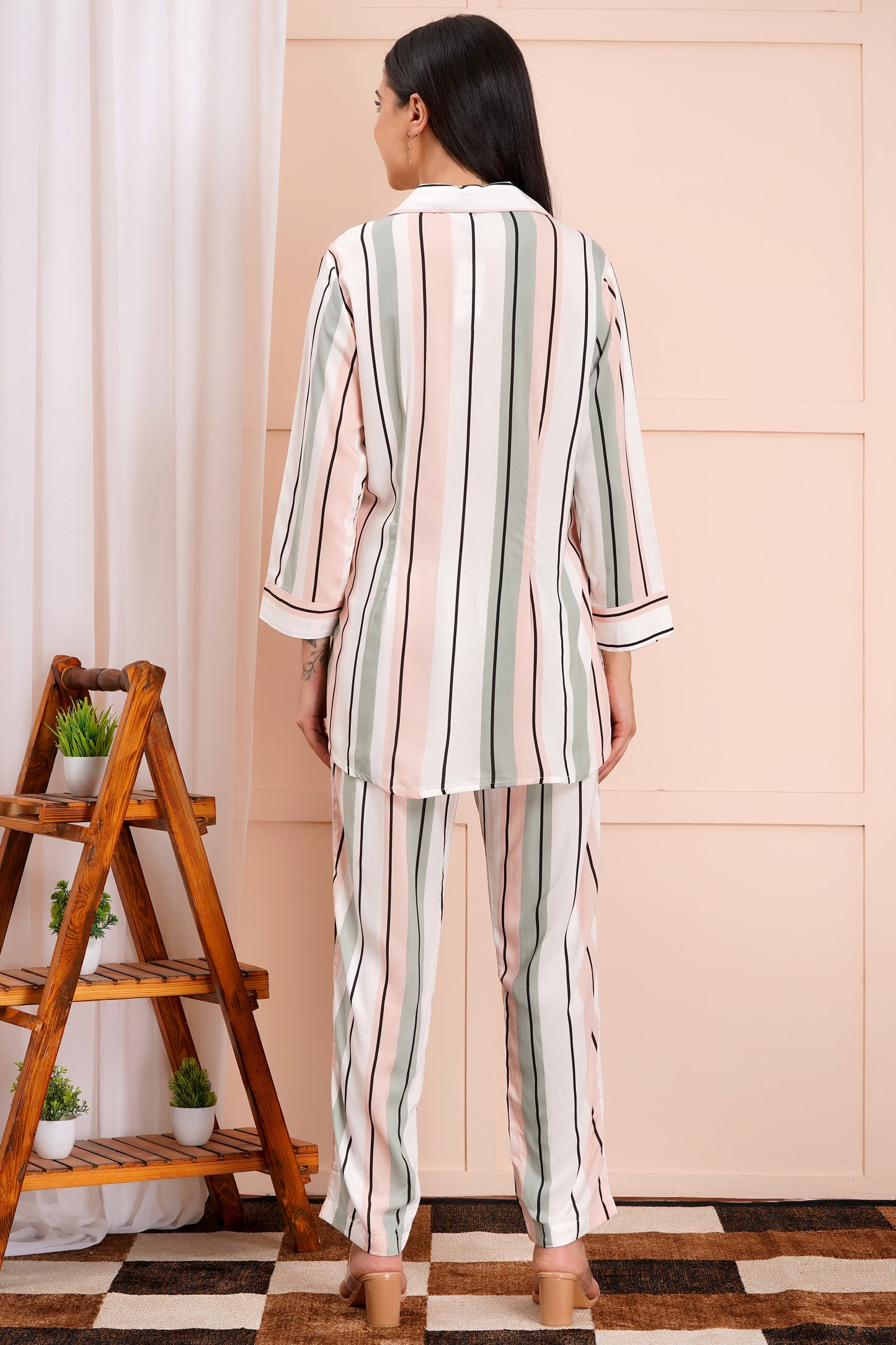 Pastel Pinstripe Co-ord Set
