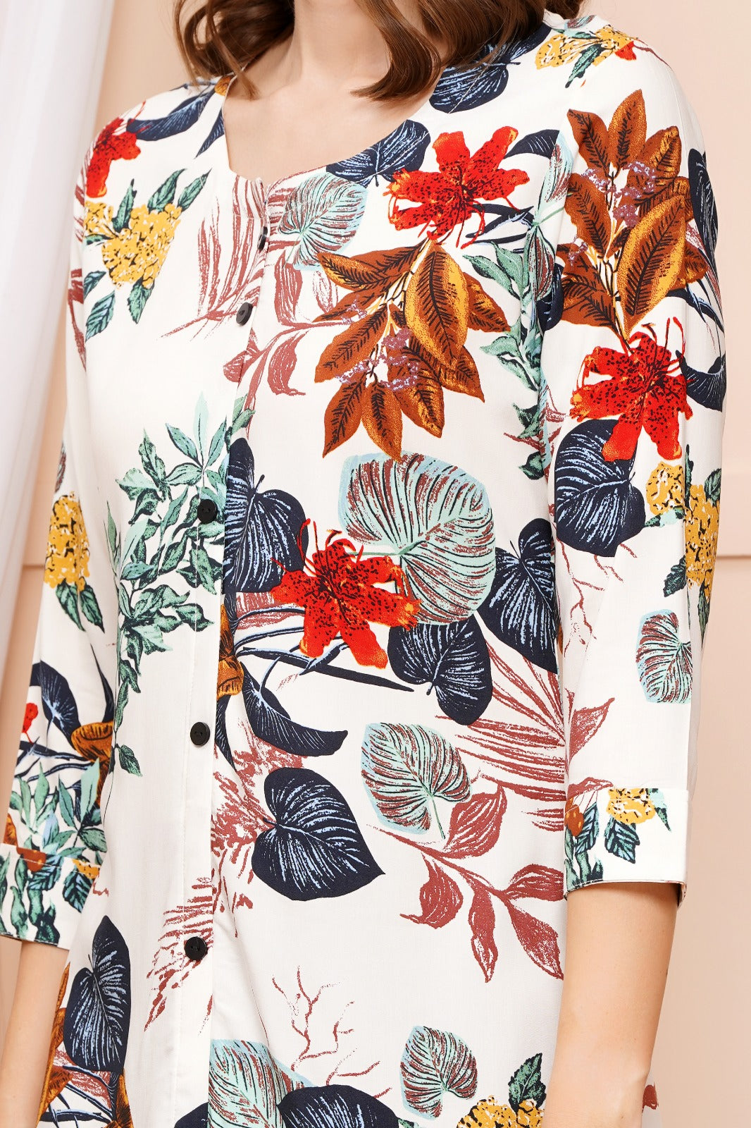 Botanical Bliss Short Kurti