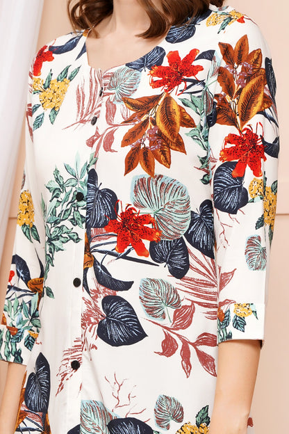 Botanical Bliss Short Kurti